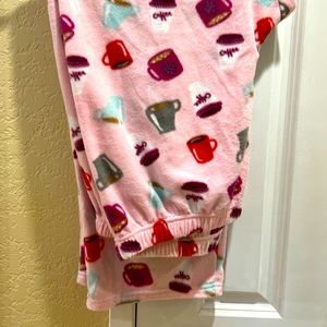 PJ Couture flannel lounge set